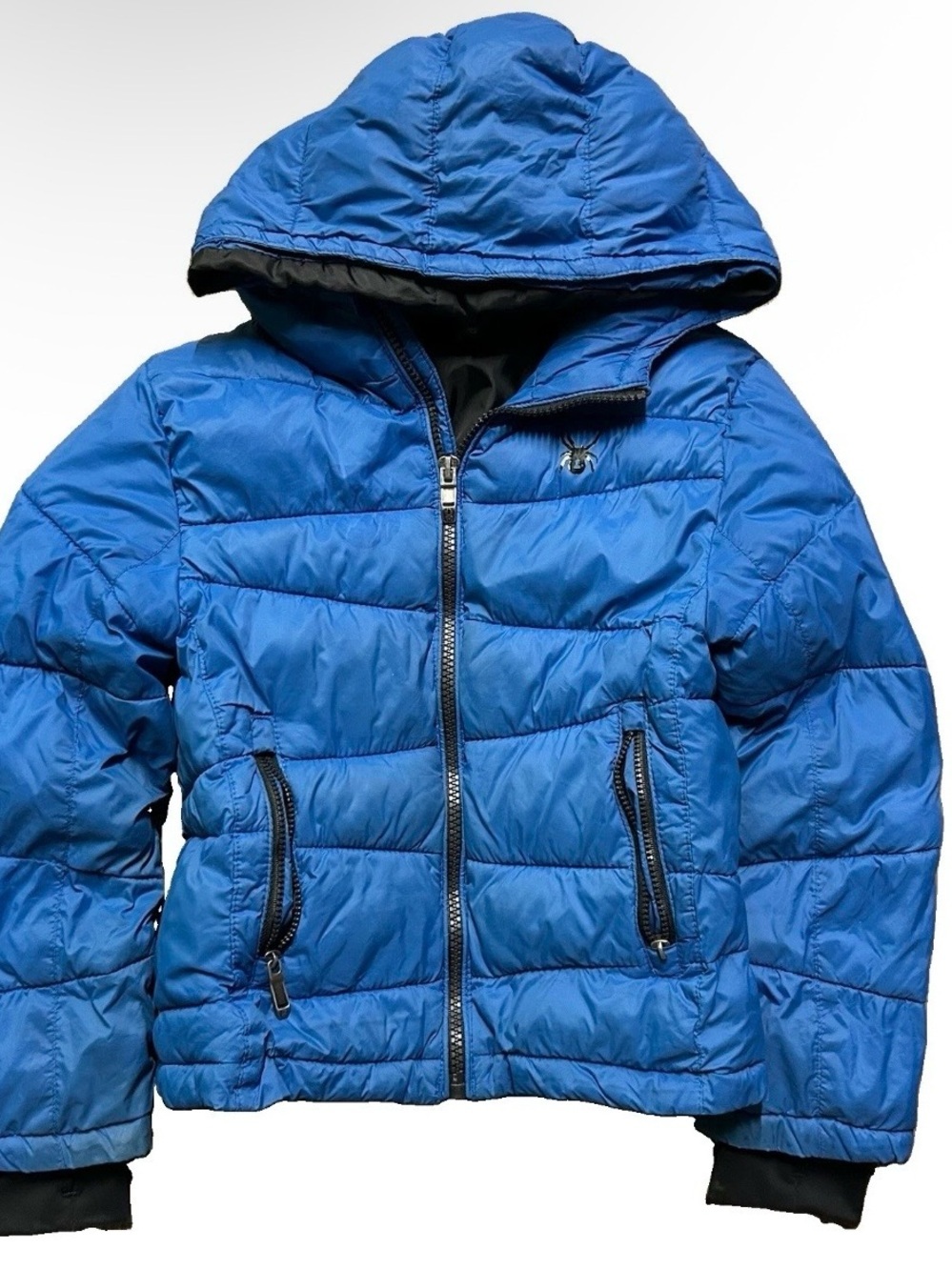 Toddler Boy Spyder Blue Winter Puffer Jacket Size 5